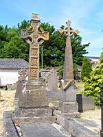 Irlande, Co Roscommon, Roscommon, Eglise St Coman, Tombes.jpg